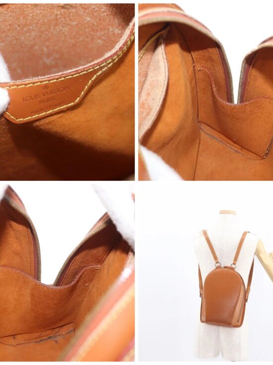 LOUIS VUITTON Epi Mabillon Backpack Zipangu Gold LV Auth main image 10